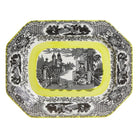 Vajilla La Cartuja de Sevilla Colección Negro Vistas Yellow by Aaron Stewart 56 Piezas - #pino_y_jacaranda#