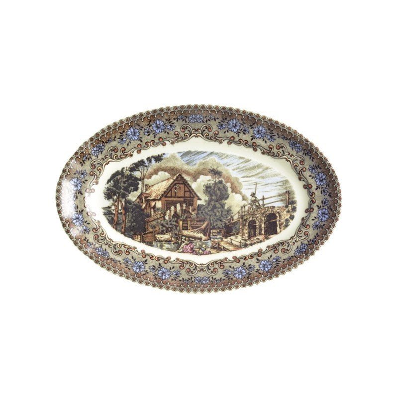 Vajilla La Cartuja de Sevilla Colección Viejo Molino 42 Piezas - #pino_y_jacaranda#