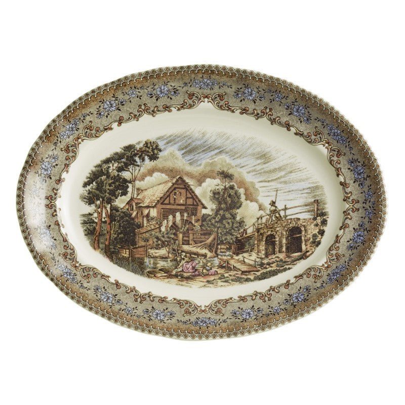 Vajilla La Cartuja de Sevilla Colección Viejo Molino 42 Piezas - #pino_y_jacaranda#