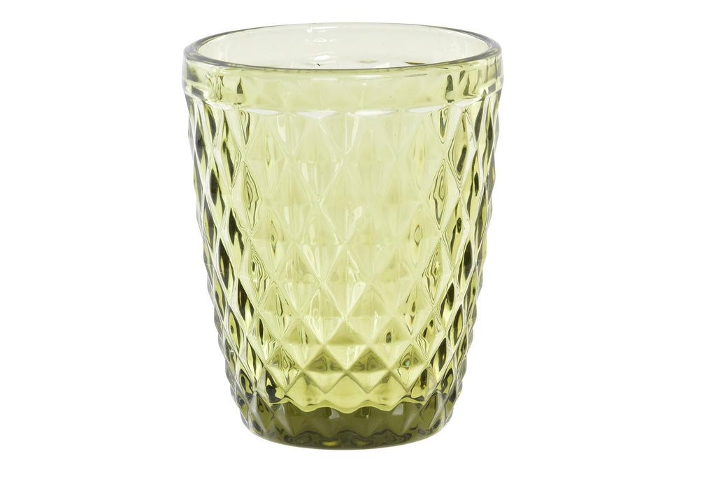 Vaso de Cristal Colmena - #pino_y_jacaranda#