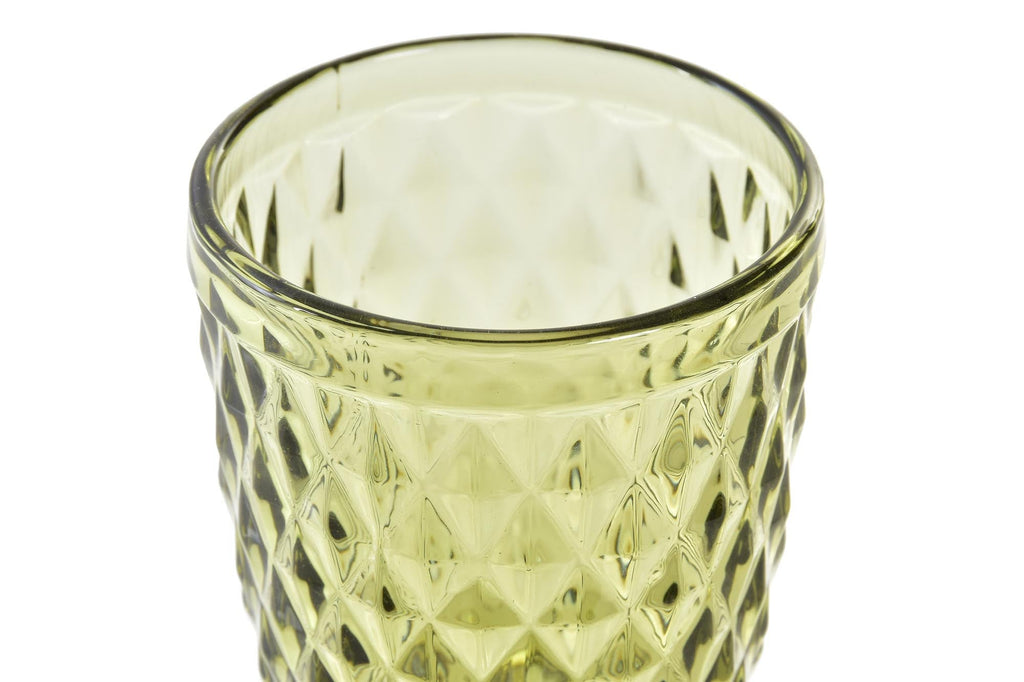 Vaso de Cristal Colmena - #pino_y_jacaranda#