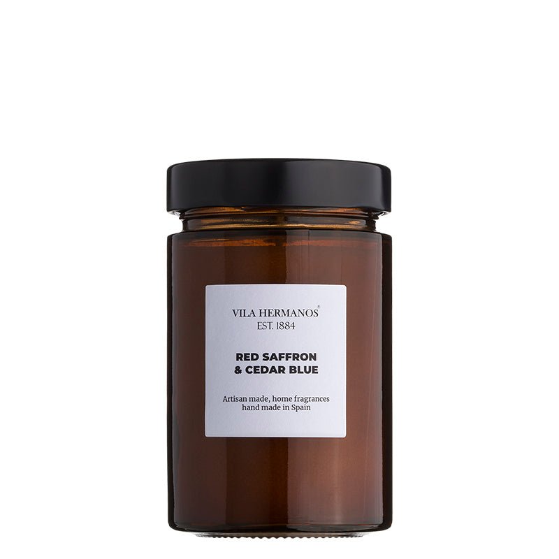 Vela Apothecary Red Saffron & Cedar Wood - #pino_y_jacaranda#